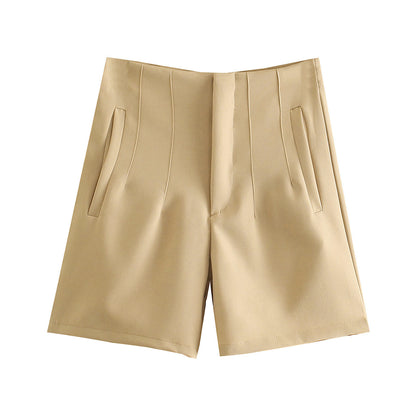 Simple High Waist Casual Short