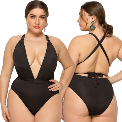 Plus Size One-Piece Swimsuit