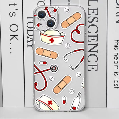 Fashion Personality Cute Cartoon Nurse Phone Case