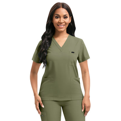 Pet Clinic Nurse Work Clothes Frosted Suit