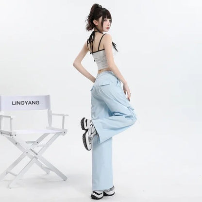 Straight-Leg Cargo Pants