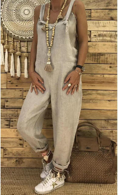 Long Sleeveless Jumpsuit
