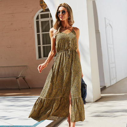 Elegant Summer Suspender Dress
